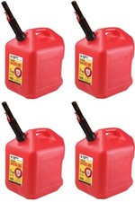 Midwest Can Co 5610 5 Gallon CARB Gas Can w Flameshield Spout - Quantity 4