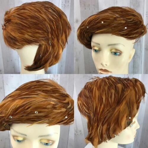 Vintage-Hüte für Damen aus Federn
