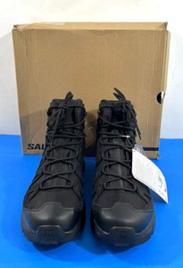 12 REG NIB SALOMON QUEST PRIME FORCES GTX EN BOOTS 415193 BLACK/BLACK/BLACK
