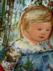 Vintage Edna Hibel 1991 Mother’s Day Plate - Michele and Anna, Limited Edition — photo 4