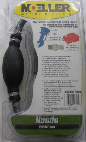 Moeller 034386-10 3/8 Honda Fuel Line Hose Assembly EPA Compliant 6Ft - Image 3 of 3