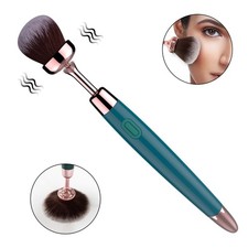Electric Vibrating Makeup Brush 10 Modes Soft Synthetic Powder Foundation Tool