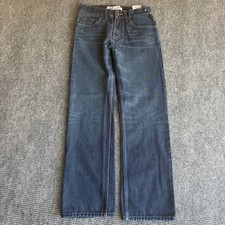 Levis 514 Slim Straight Jeans Boys Size 16 Regular W28 L28 Dark Wash Blue Denim