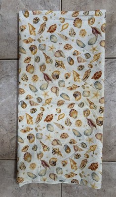 Tiny Shells Nicole de Leon for A. Henry Seashell, Snail, Clam Cotton Fabric