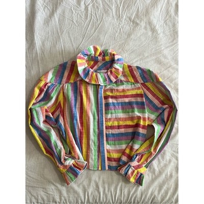 Paolina Rainbow Blouse $354 Designer Tuckernuck One Size