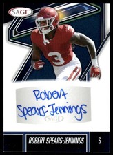 2026 SAGE Robert Spears-Jennings Autographs Black #A-RSJ Oklahoma Sooners
