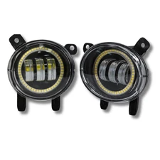 Front Fog Light Set LED For BMW 3 Series F30 F31 12-18 Angel Eyes Ring Pair