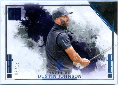DUSTIN JOHNSON 2025 IMPECCABLE LIV GOLF SAPPHIRE BLUE VARIATION SP 8/18