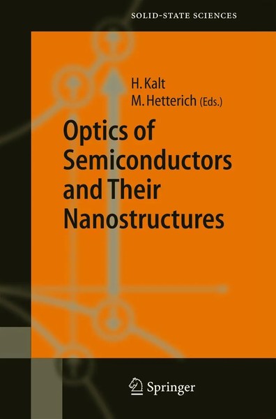 Michael Hetterich (U. A.) | Optics Of Semiconductors And Their Nanostructures-image