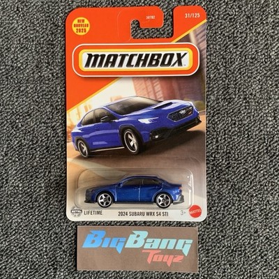 Matchbox 2024 Subaru WRX S4 STI Blue #31 Mainline 2025 Case M (In
