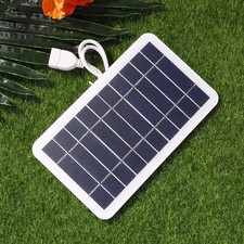 Portable 2W Solar Panel USB Charger 5V Outdoor Phone Camping Power