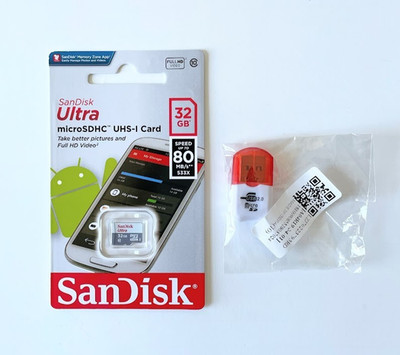 Sandisk Micro SD Card Ultra Memory 32 Class 10 TF SDXC USB Reader