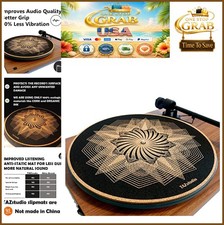 Cork Turntable Mat 4mm Anti-Static Vinyl Record Slipmat LP Player Psychedelic