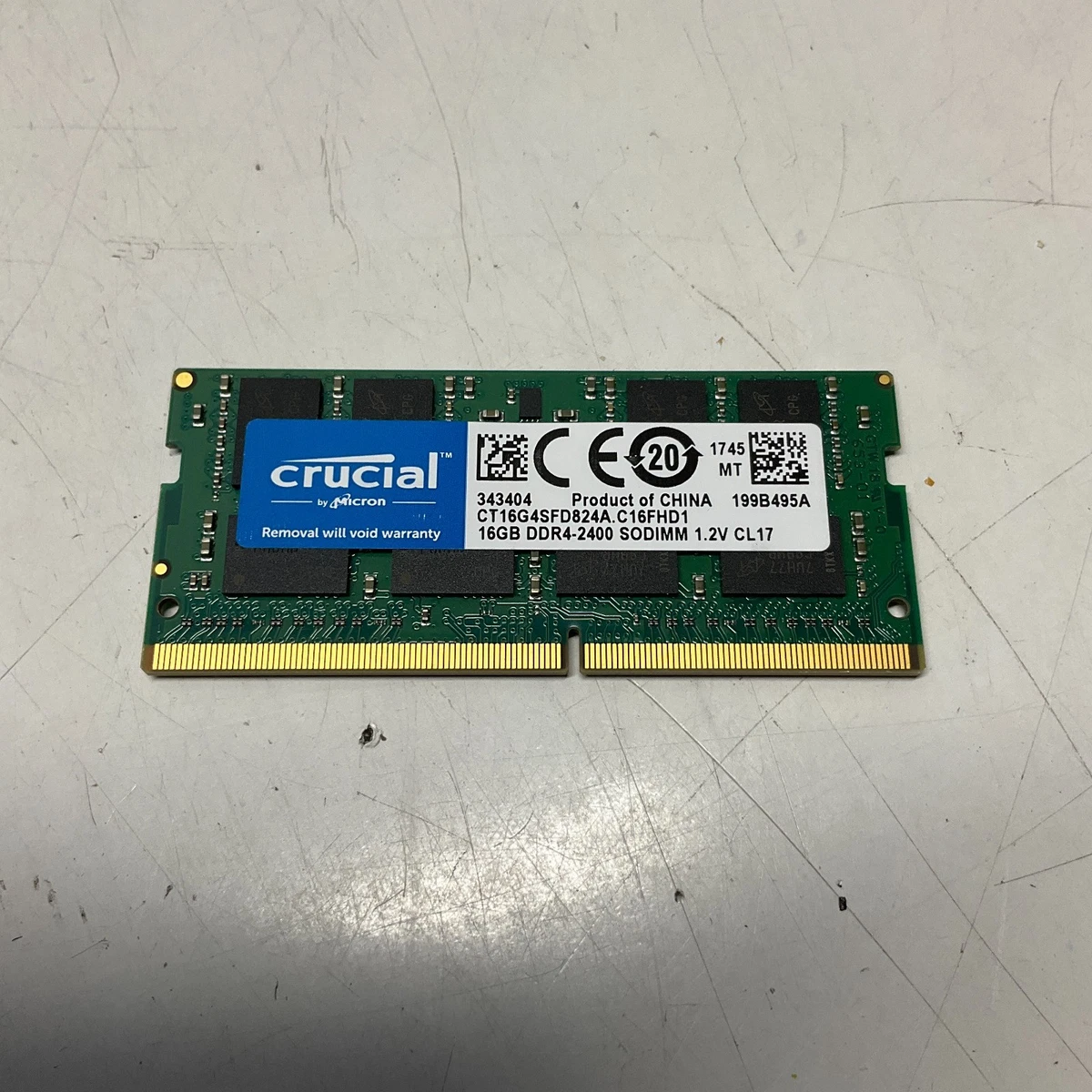 Crucial DDR4 SDRAM 16 GB Total Capacity Memory (RAM) for sale | eBay