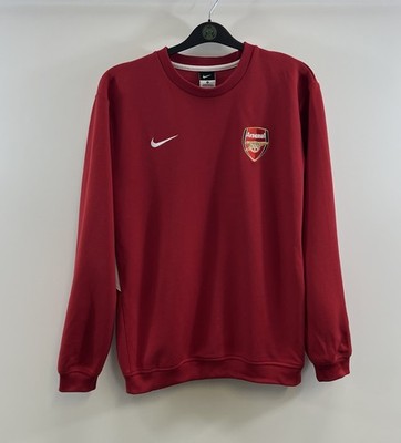 超希少 00s NIKE ナイキ サーマル ロンＴ リンガー Arsenal L Arsenal Training Football Sweatshirt 2010/11 Adults Medium Nike