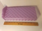 Vintage dollhouse Purple Bed 1 Foot Long Barbies, Bratz, Dolls less than 11.5"