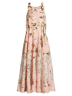 knee length dresses for ladies Off-Shoulder Hemp/Linen Sack Dress main image 0