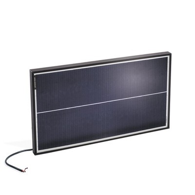 esotec monokristallines Solarmodul, 25Wp, 18V, 490x279x25mm, wetterfest, 130110