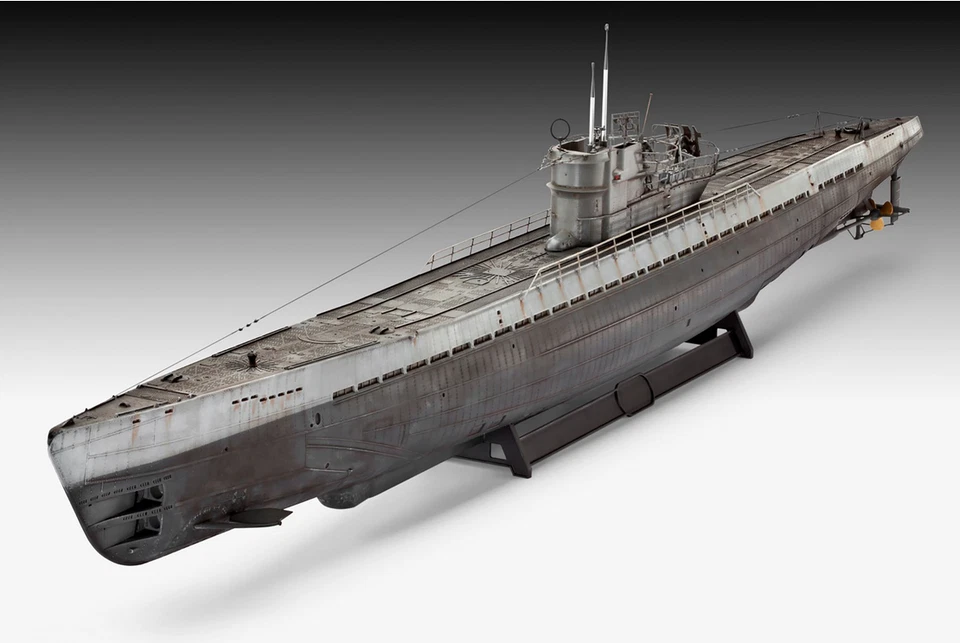 REVELL, Modello di sottomarino tedesco Tipo IX C da assemblare e dipingere - ... - Immagine 2 di 4