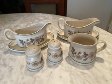 Vintage Autumn Leaves M&S Crockery. Excellent Condition
