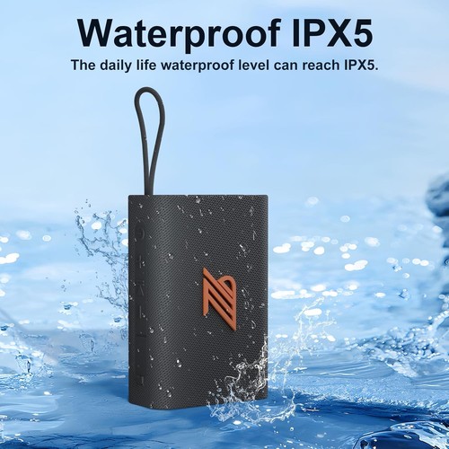 Tragbarer Bluetooth Lautsprecher - TWS, lauter Sound, Licht, wasserdicht, IPX5 - Bild 2 von 5