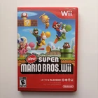 New Super Mario Bros. Wii (Nintendo Wii, 2009) Complete W/Manual CIB