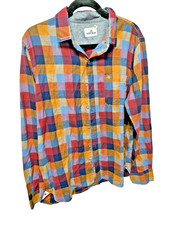 Chemise homme Wrogn multicolore à carreaux manches longues boutonnée taille L coupe slim