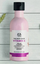 The Body Shop Vitamin E Cream Cleanser 250ml New For Dry & Dull Skin