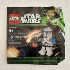 Clone Trooper LEGO Lieutenant Star Wars Minifigure Polybag 5001709 Sealed