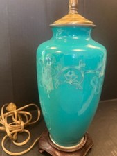 蓝色景泰蓝日本古董花瓶| eBay