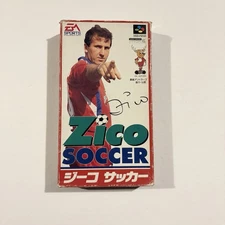 Zico Soccer Super Famicom SFC Japan import Complete in Box US Seller Tested