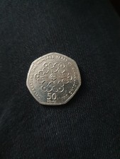 2010 Girl Guides 50p Celebrating 100 Years of Girlguiding Fifty Pence Coin