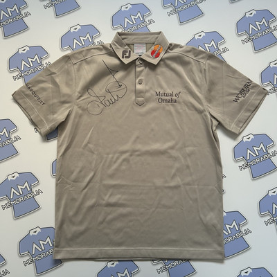 Rare Ian Poulter Signed Golf Polo Shirt IJP Design UK