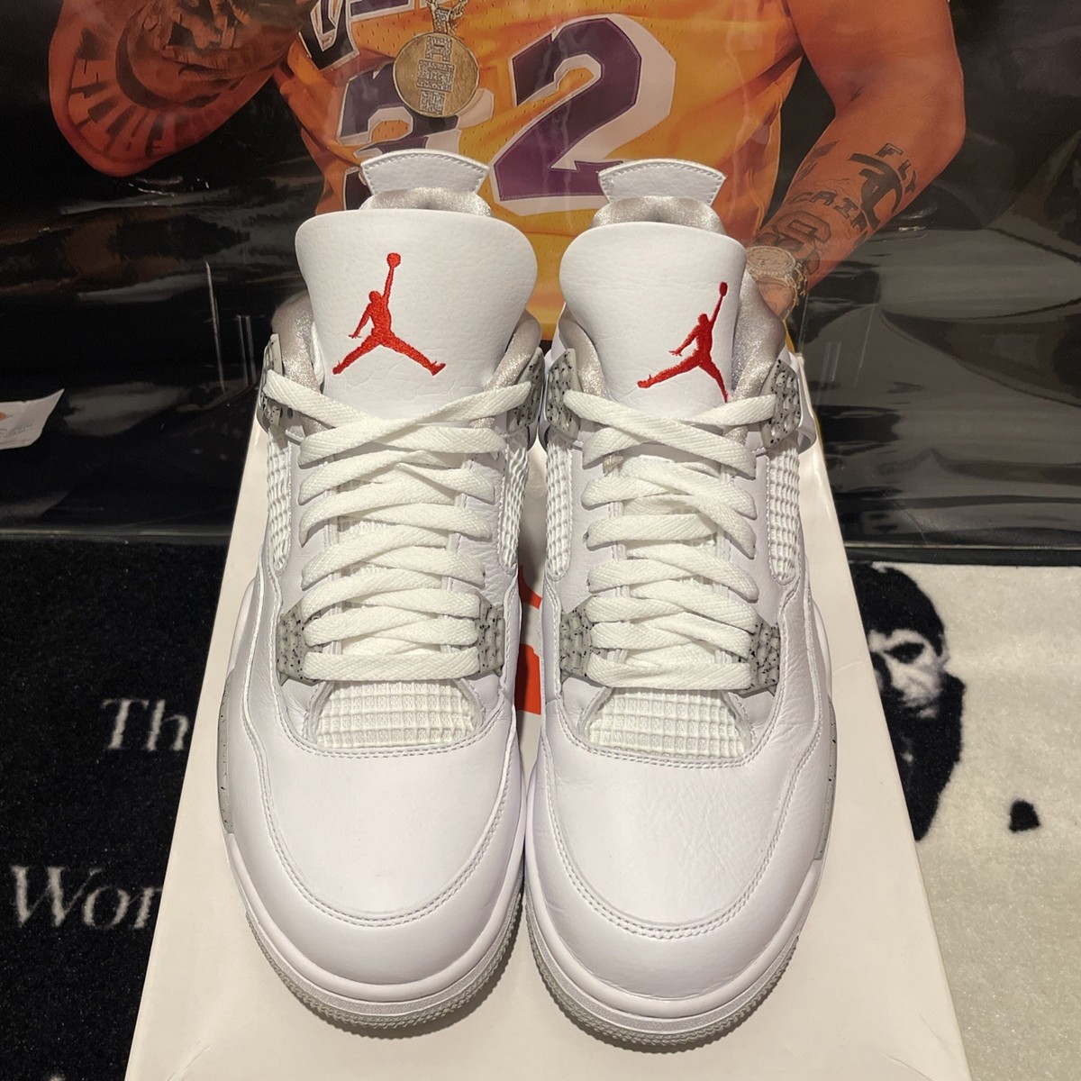 Nike Air Jordan 4 Retro White Oreo (2021) Men's CT8527-100 New | eBay