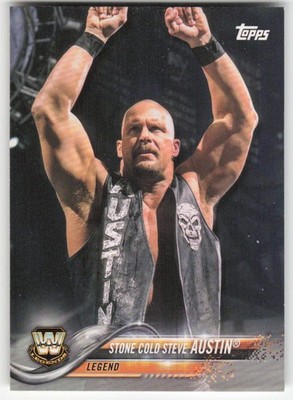 2018 Topps WWE Then Now Forever Stone Cold Steve Austin #200