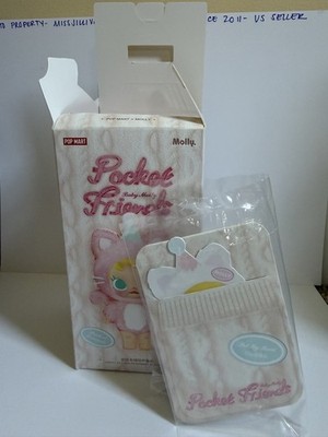 Pop MART Baby Molly Pocket Friends Vinyl Plush Pendant - Confirmed Pet My Head