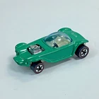 Vintage 1967 1968 Hot Wheels Red Line Car Green BEATNIK BANDIT White Interior