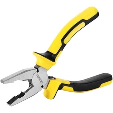 6 Inch Heavy Duty Lineman's Pliers with Cutter Professional Grip Nickel Chromium