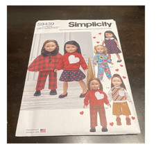 Simplicity Child Dress, Top, Pants, Culottes Cape Sewing Pattern, Unisex