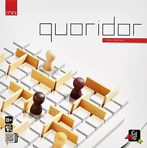 QUORIDOR - Version Mini - Un Grand Classique du Jeu Abstrait - De 2 à 4 Joueurs - Photo 2/4