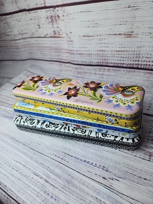 Brighton Watch Tin Empty Pencil Jewelry Gift Box Storage Case Fun Girly Useful