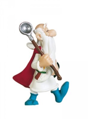 Astérix et Obélix figurine de collection Panoramix Marmite 8 cm 605043