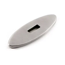 Knife Making Guard - Oval Shaped - 420 Stainless - (Harvey Dean Design)