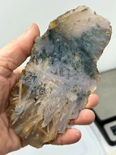 Turkish UV react Stick Agate Half Cabbing Lapidary Collecting Combo Ship Avail