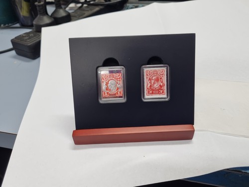 2014 King George V Centenary of Stamps 1/2oz Silver Proof Stamp & Coin Set - Picture 4 of 5