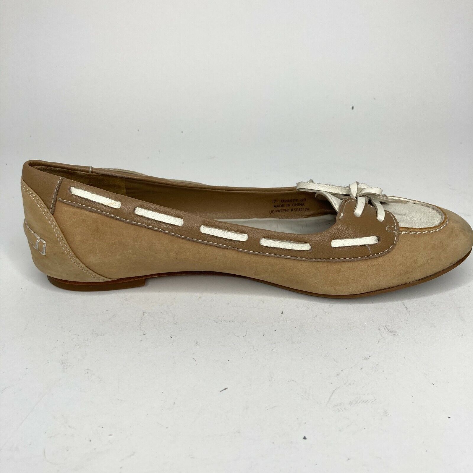 Cole Haan Tan White Slid on Shoes 6B - image 8