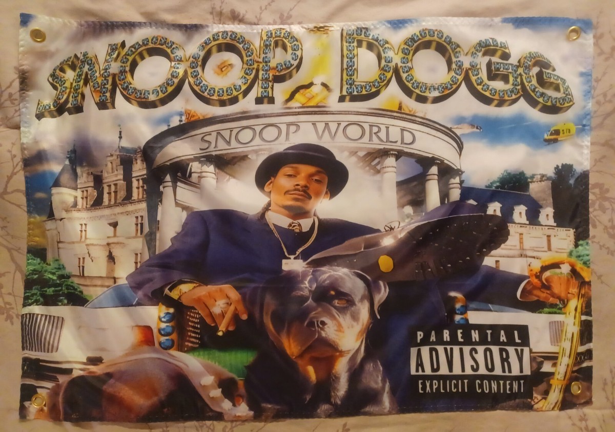 【当時モノ】SNOOP DOGG / SNOOP WORLD BIGポスター Snoop Dogg World No Limit Records Banner Poster Concert Master P