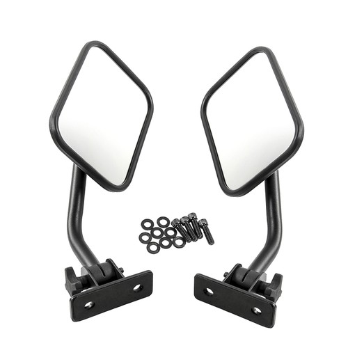Pair Rear Side View Mirrors Door Off Quick Release for Jeep 97+ AU Stock - Picture 10 of 10