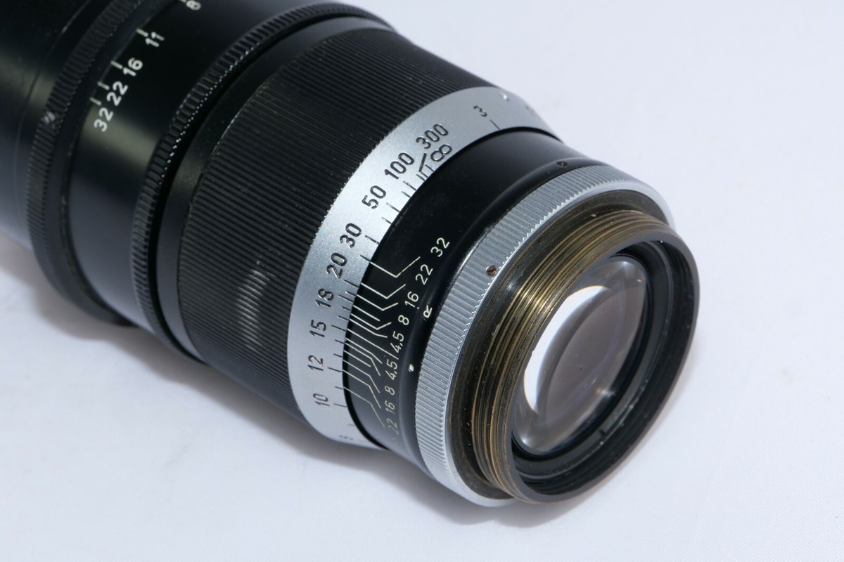 Leica Telyt 20cm f4 Visoflex lens. Leica SFTOO Finder. Leica