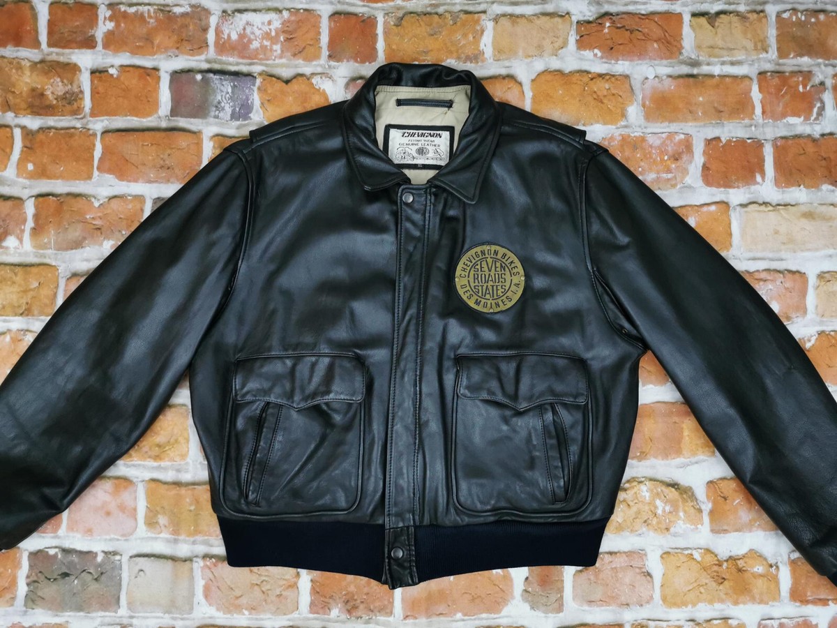 *CHEVIGNON CASUAL LEDERJACKE*CRYSTAL ROCK*SEVEN